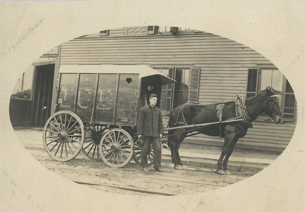 Ice Wagon and Salesman