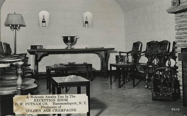 D.W. Putnam Co. Reception Room in Hammondsport, NY