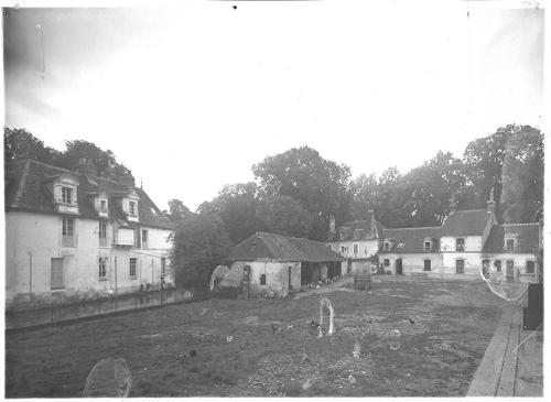 View of Stables and House