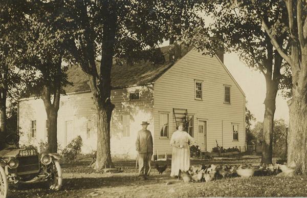 Farm Couple with Automobile