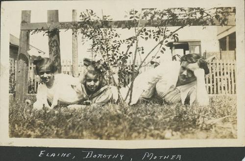 Elaine, Dorothy, and Mother