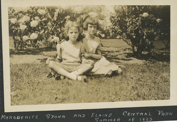 Marguerite, Spohn, and Elaine in Central Park