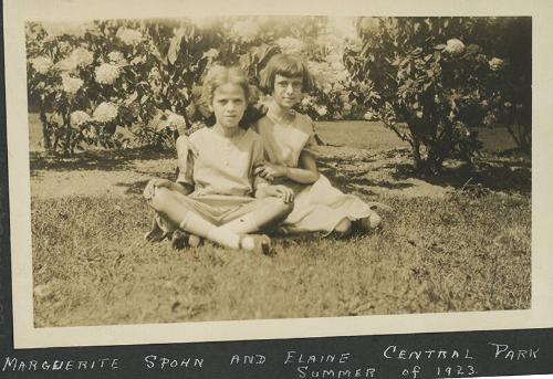 Marguerite, Spohn, and Elaine in Central Park