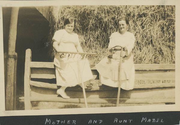 Mother and Aunt Mabel