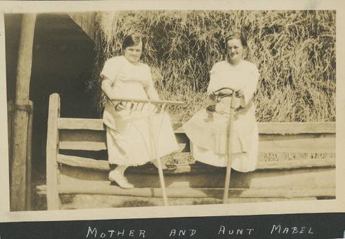 Mother and Aunt Mabel