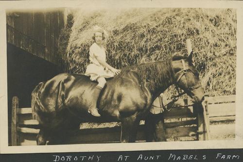 Dorothy Out Riding