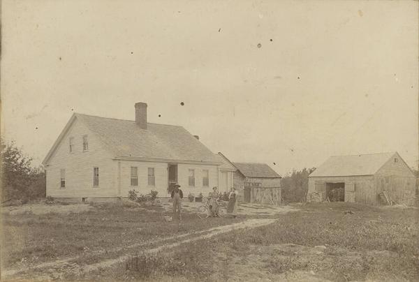 Group in Front of Farmhouse, Olivebridge, NY