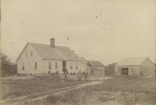 Group in Front of Farmhouse, Olivebridge, NY