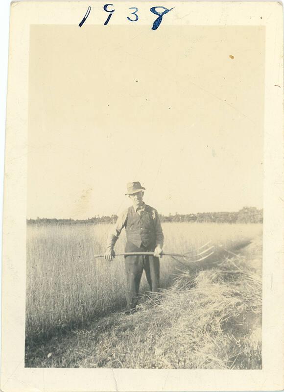 Man with Hay Fork