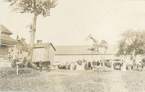 Gathering at a Farm