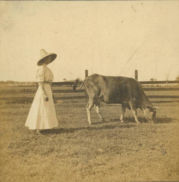 Woman with Cow
