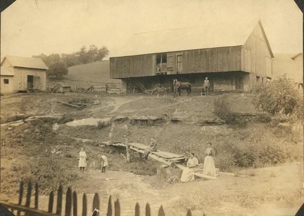Family Group on Homestead