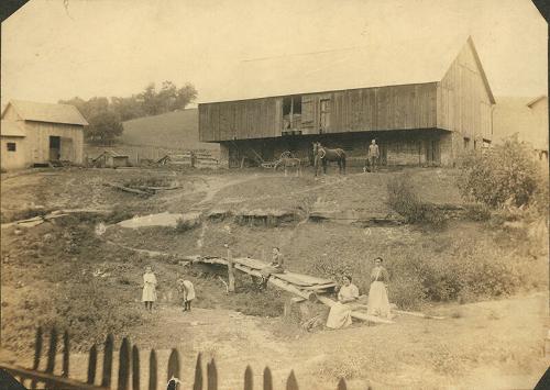 Family Group on Homestead