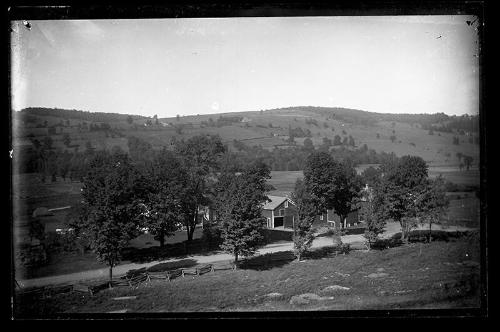 Bird's Eye View of a Farmstead in Frankllin, NY