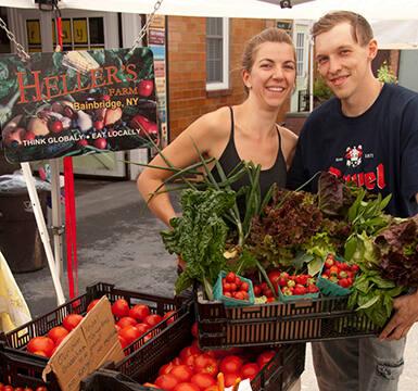 Heller's Farm Stand at Cooperstown Farmers' Market