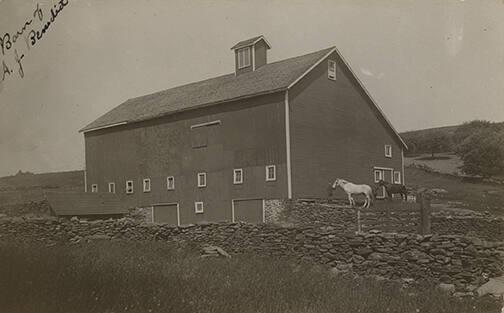 Barn of A.J. Benedict, Treadwell, New York