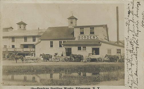 Borden's Bottling Works, Edmeston, New York