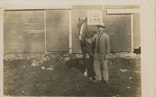 A Man and Horse