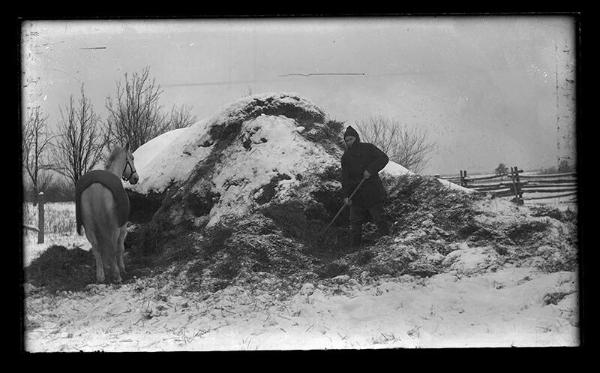Hay Stack in Winter
