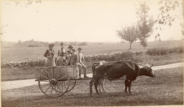 Family on a Wagon