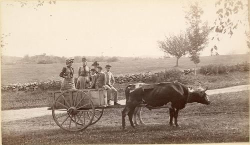 Family on a Wagon