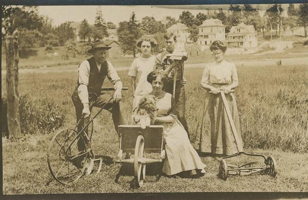 Family Portrait on Lawn