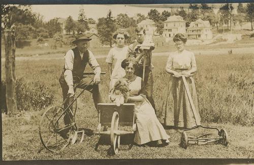 Family Portrait on Lawn