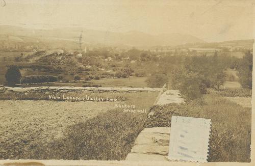 View of Lebanon Valley from Shakers Stone Wall