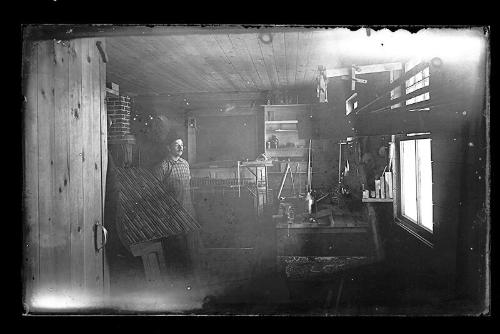 Man in Wood Working Shop
