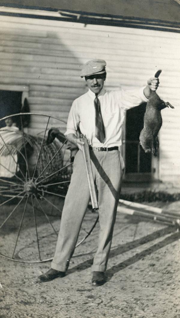 Man Holding Groundhog