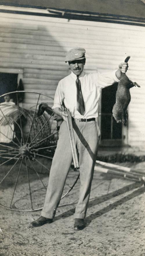 Man Holding Groundhog