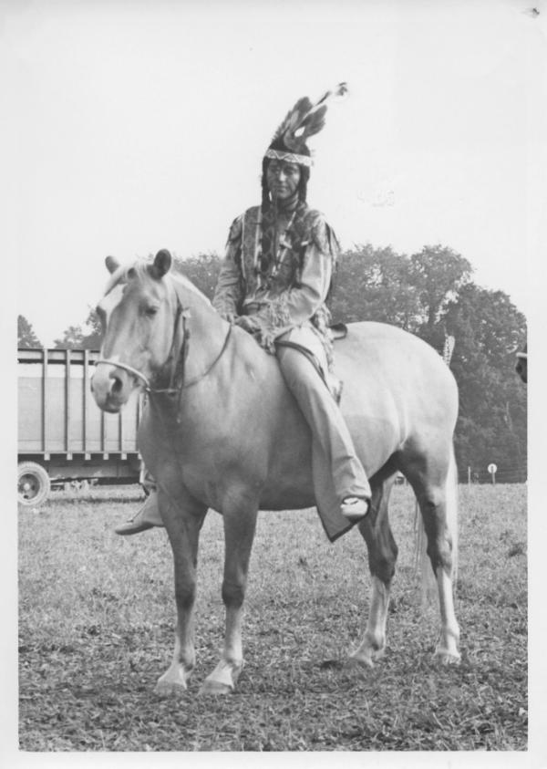 Bicentennial Celebration and Parade: American Indian On Horse