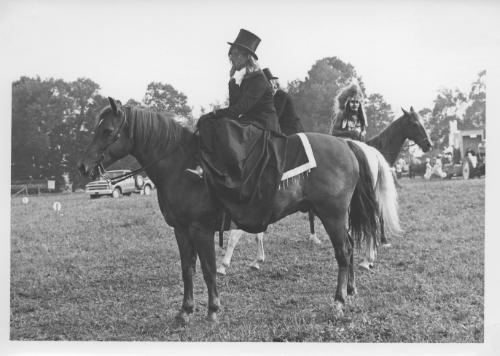 Bicentennial Celebration and Parade: Man Dressed Up On Horse
