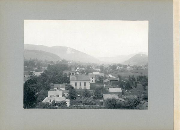 Bird's Eye View of a Town