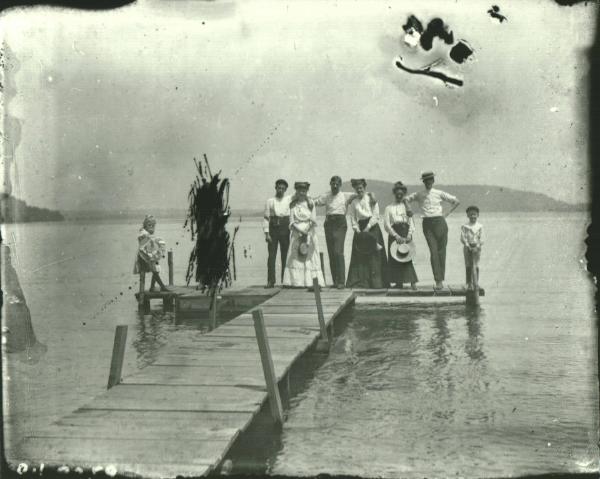 Group on Dock