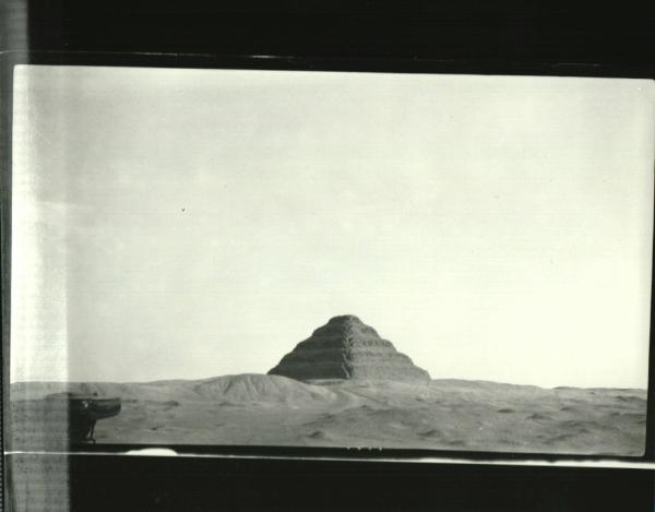 King Djoser Step Pyramid in Distance