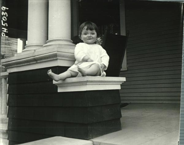 Baby on Porch