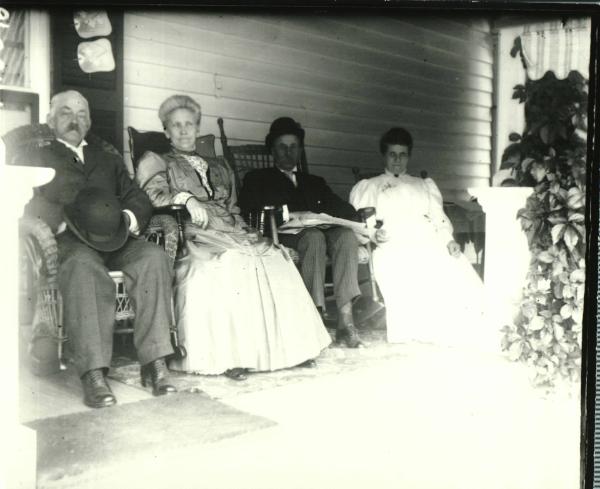 Two Couples on Porch