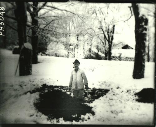 Man in Snow