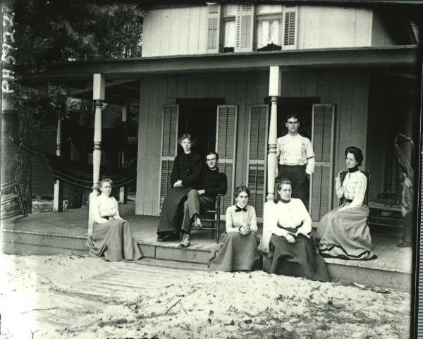 Group on Porch