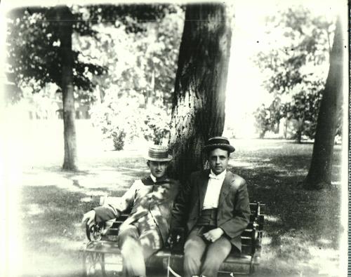 Men on Bench