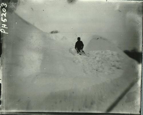 Man in Snow