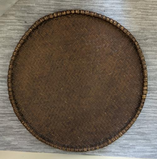 Basket-Woven Winnowing Tray