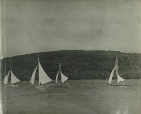 Sailboats on Otsego Lake