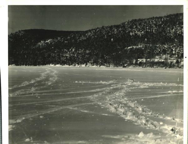 Tracks on the Frozen Lake