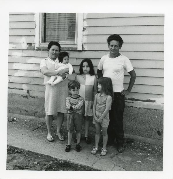 Puerto Rican Family -- West Ave. near Virginia, Buffalo, NY, 1973