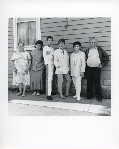 Puerto Rican Family -- West Ave. near Virginia, Buffalo, NY,  1986