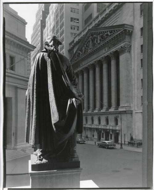 New York Stock Exchange From Old Treasury Building, New York, 1959