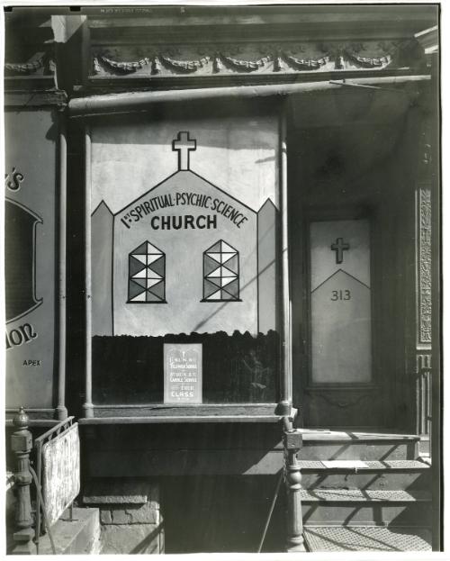 Store Front Church, 116th St., Harlem, New York, 1948